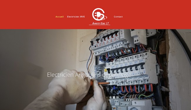 site internet électricien 